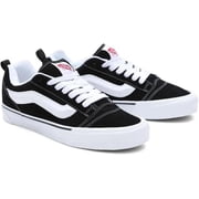 VANS U KNU SKOOL UNISEX SNEAKERS - BLACK - Black / True White / Men 8 / Women 9.5 / Medium