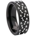 thumbnail image 6 of Dog Bone Tungsten Carbide Ring, 6 of 9