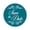 Teal Blue, variant on Darling Souvenir Round 1.6 Inches Swirl Border White Save The Date Stickers Wedding Envelope Seal-45 Pcs