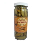 Enrico Formella | Hot Sport Peppers | Italian - Chicago Style Pickled Peppers 16oz.