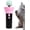 Black, variant on Electric Cat Wand Toy for Indoor Cats, Interactive Automatic Retractable Cat Teaser with Pom-poms, String Launcher for Kittens and Cats, Enrichment Exercise Feline Toys