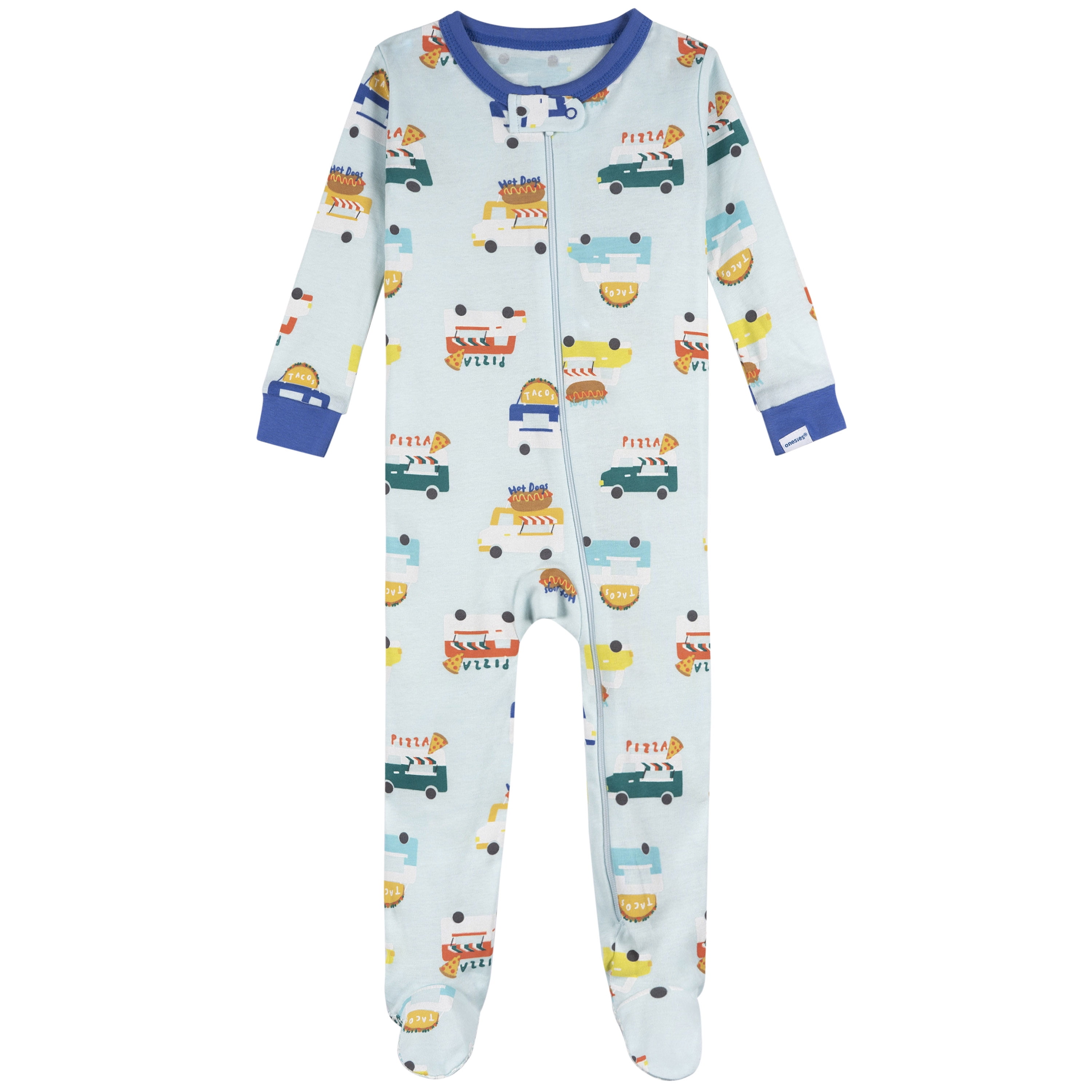 Onesies Brand Baby Boy Footed Pajamas, 4-Pack, Sizes Newborn - 24 Months