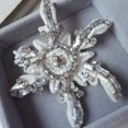 thumbnail image 4 of 2pcs White Snowflake Cloth Paste DIY Sweater Coat Decoration Patch Exquisite Sewing Paste (Snowflake), 4 of 6