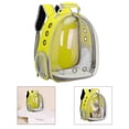 thumbnail image 4 of Pet Carrier Small Cats Dogs Backpack Puppy Transparent Clear 3 Hiking Yellow, 4 of 8