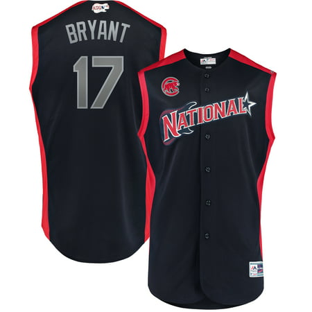 Kris Bryant National League Majestic 2019 MLB All-Star Game Workout Player Jersey -