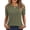 Green, variant on Staron Cold Shoulder Tops for Women Casual Summer Blouse Round Neck Short Sleeve Loose Fit Fashion Tunic Tshirt, Red S