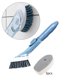 thumbnail image 5 of Juego de cepillos de limpieza multiusos, estropajo para cuencos, dispensador de jabón, cepillo para platos, cepillo para lavar y fregar Azul con 3 esponja, 5 of 8
