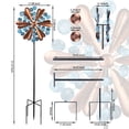 thumbnail image 2 of Wind Spinner Metal for Garden, 55"H Large Kinetic Wind Spinner, 360 Degree Two Way Windmill, Wind Sculpture for Garden & Patio, Lawn, 2 of 7
