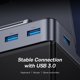 thumbnail image 5 of Estación de acoplamiento USB C 6 en 1 para Steam Deck compatible con Nintendo Switch: HDMI 4K a 60 Hz, Gigabit Ethernet, 3 puertos USB 3.0, 5 of 6
