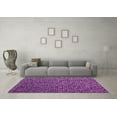 thumbnail image 3 of Ahgly Company Indoor Rectangle Abstract Purple Modern Area Rugs, 8' x 10', 3 of 4