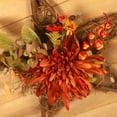 thumbnail image 3 of Fall Wreath,Star Shape Wreath with Chrysanthemum Leaves Berries,Autumns Harvest Wreath,Harvest Thanksgiving Door Wreath,Front Door Hanging Wreath for Home Thanksgiving Autumn Fall Decor, 3 of 8