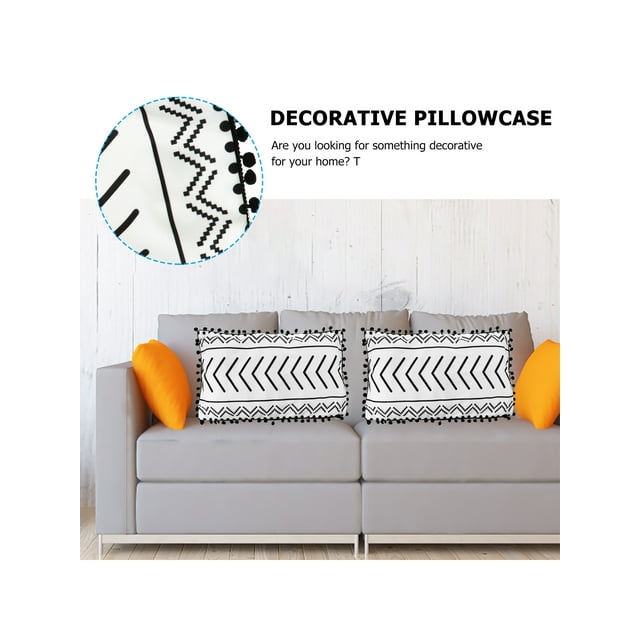 1pc Stylish Decorative Bohemian Fashion Soft Pillow Cover Pillow Protector for Sofa Office