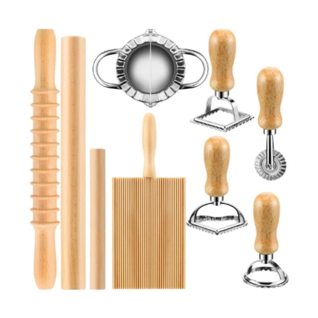 Elodie Gnocchi Pasta Maker Dumpling Making Pasta Making Tool Set for Homemade Gifts 9 Pieces