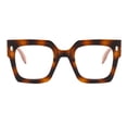 thumbnail image 2 of Adults Unisex Summer Personality Square Retro Wide Leg Multicolor Sunglasses, 2 of 5