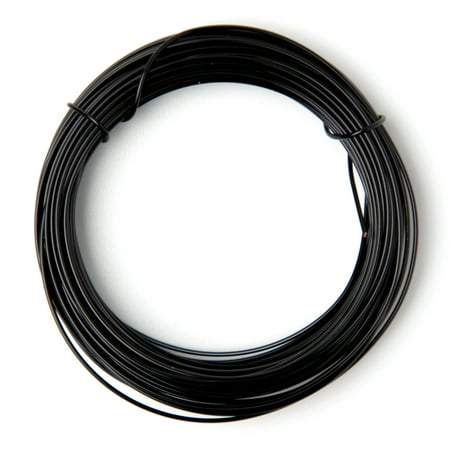 Cousin DIY Coated Copper Wire, Black Finish, 20 Gauge, 24 ft Roll