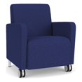 thumbnail image 1 of Lesro Chaise d'Invité de Réception Lounge Ravenna en Bleu, 1 of 5
