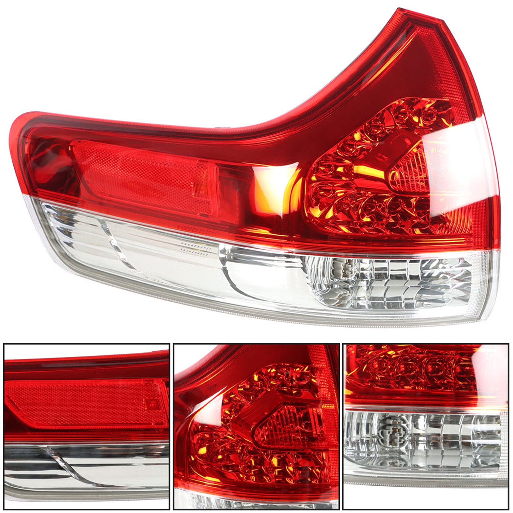 LABWORK Rear Tail Light Lamp Housing Assembly Fit for 2011 2012 2013 2014 Toyota Sienna, Rear Left (Driver Side)"