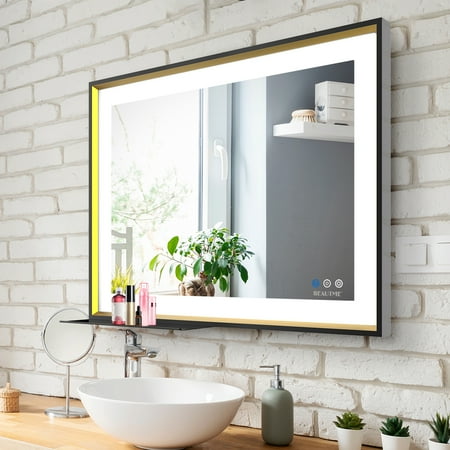

Hollywood LED Bathroom Vanity Mirror Wall Mounted Anti-Fog Memory Dimmable Horizontal Vertical Warm White Daylight Lights