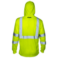 thumbnail image 4 of JORESTECH Hi-Vis Long-Sleeved Work Safety T-Shirt with Hoodie, TS-20 (Yellow/Black, XS), 4 of 10