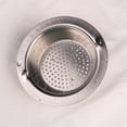 thumbnail image 4 of Farfi Kitchen Stainless Steel Sewer Sink Strainer Drain Waste Anti-clog Handled Filter (Round Edge,11.5cm), 4 of 13