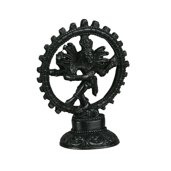 Things2Die4 Hindu God Nataraja Dancing Shiva Ebony Finished Statue Natraj