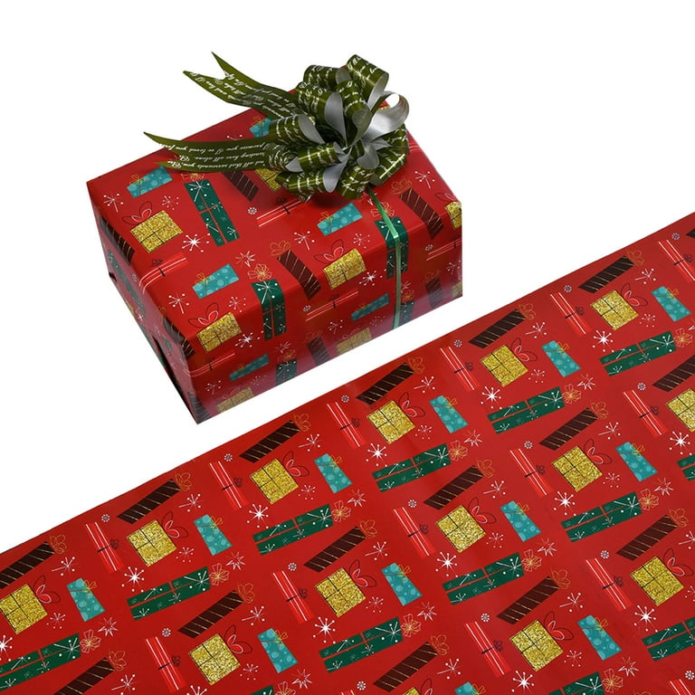 50*70cm Kraft wrapping paper Christmas green decoration craft