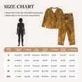 thumbnail image 6 of Junzan Vintage Map Print Womens Pajama Sets,Long Sleeve Button Down For Women Pjs 2 Piece, 6 of 9