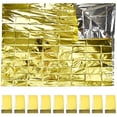 thumbnail image 2 of 10 Pcs Couverture d'Urgence Pliable Dorée 210x160cm Argent + Doré, 2 of 6
