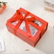thumbnail image 4 of Cajas de Regalo PACKQUEEN Rojas con Ventana 24x17,5x10 cm (Paquete de 5), 4 of 6