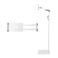 thumbnail image 2 of funtasica Tablet Floor Stand 4-11 inch Screen Devices Overhead Bed Phone Stand for Gym White, 2 of 9