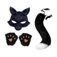 thumbnail image 3 of BELOVING et Ensemble de Queue Costume d'Halloween pour Fête d'Halloween Jeu de Rôle Noir, 3 of 9