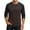 Brown, variant on Henley Shirts for Men Raglan 3/4 Sleeve Baseball T-Shirts Casual Button Tee Shirt Contrast Basic Jerseys Tops