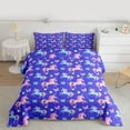 thumbnail image 2 of Castle Fairy Cartoon Unicorn Full Size Comforter Sets,Colorful Stars Print Bedding Sets, 2 of 8