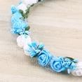 thumbnail image 2 of 1Pcs Bandeau Couronne Florale Multicolore pour Filles avec Fonction Réglable et Style Doux pour Mariage, 2 of 8