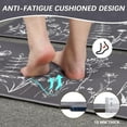 thumbnail image 5 of Floral Kitchen Mat 3 Piece, Cushioned Anti-Fatigue Kitchen Rugs Non Slip Memory Foam Kitchen Mats and Rugs Waterproof Kitchen Floor Comfort Mats 18‘’ x 30‘’ + 18'''' x 47'''' + 18'''' x 60'''', Home, 5 of 6