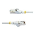thumbnail image 4 of StarTech 3ft CAT6a Ethernet Cable - Low Smoke Zero Halogen (LSZH) - 10 Gigabit 500MHz 100W PoE RJ45 S/FTP White Network Patch Cord Snagless w/Strain Relief (NLWH-3F-CAT6A-PATCH), 4 of 5