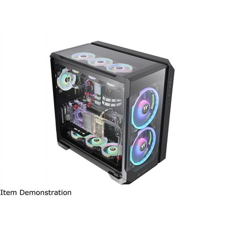 Thermaltake - View 51 Tempered Glass ARGB Full Tower Case - Black