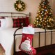 thumbnail image 5 of Decoraciones navideñas, calcetines navideños, decoraciones navideñas de Papá Noel, calcetines pequeños, bolsas de regalo, bolsas navideñas, adornos colgantes, bolsillos, calcetines navideños de punto, 5 of 6