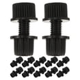 thumbnail image 1 of BEADCEST 12Ud Tornillos Para De Matrícula De Motocicleta Negros Con Fijación Segura Y Resistente A Intemperie, 1 of 8
