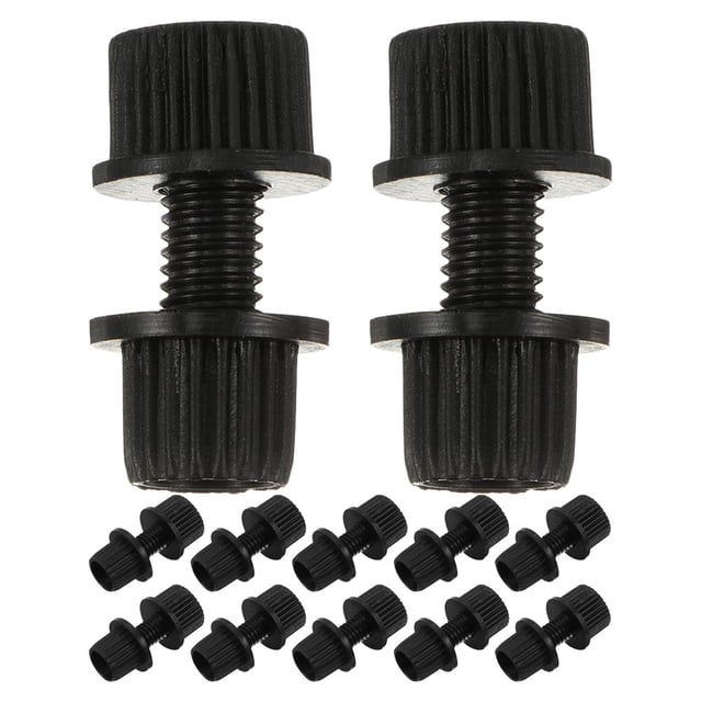 BEADCEST 12Ud Tornillos Para De Matrícula De Motocicleta Negros Con Fijación Segura Y Resistente A Intemperie