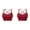 Wine, variant on EHQJNJ Lace Bralette Plus Size Pack 2Pc Womens Cross Back Sport Bras Padded Strappy Criss Cross Cropped Bras for Yoga Workout Fitness Low Impact Bras Push up Bralette Plus Size