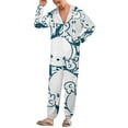 thumbnail image 2 of Pochacco Unisex Onesie Pajamas Zipper Jumpsuit Hooded One Piece Sleepwear for Family Mens Womens, 2 of 8