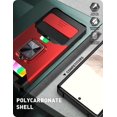 thumbnail image 5 of KOMI Étui Support Réglable avec Fente pour Support TPU+PC, Étui avec Anneau à 360 °, Support, Housse de Protection, Fenêtre Poussoir, Insert, Étui pour Carte, Étui de Téléphone Compatible avec Google Pixel 8 Pro 7A/6A/5A (Vert, Google Pixel 7 Pro), 5 of 5