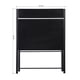 thumbnail image 5 of Escritorio para Computadora FurnitureR Plegable con Estante Negro Tamaño L81.5 * W61 * H83cm, 5 of 8