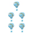 thumbnail image 1 of Yuarrent Globo de aire caliente de arcoíris de papel, colgante rápido y fácil para decoraciones impecables, acabado de tocar, arcoíris azul, Type2 NO2, 1 of 6