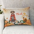 thumbnail image 2 of Happy Thanksgiving Wirehaired Pointing Griffon with Turkey Pumpkins Autumn Vibes Quilt Pillowcase Dog Lover Throw Pillow Cover Bed Home Decor - 12018, 2 of 5