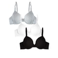 thumbnail image 1 of Camiseta Bra Fruit of the Loom de algodón liso 34B para mujer, 1 of 3