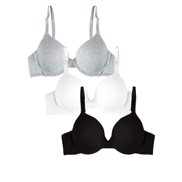 Camiseta Bra Fruit of the Loom de algodón liso 34B para mujer