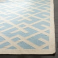 thumbnail image 3 of Safavieh Dhurries Brianna Geometric Runner Rug, Light Blue/Ivory, 2'6" x 6', 3 of 8