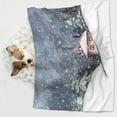 thumbnail image 6 of Disketp Watercolor Winter Landscape For Christmas Dog Blanket/Bed Cover for Dogs and Cats,Puppy Essentials-Medium, 6 of 8